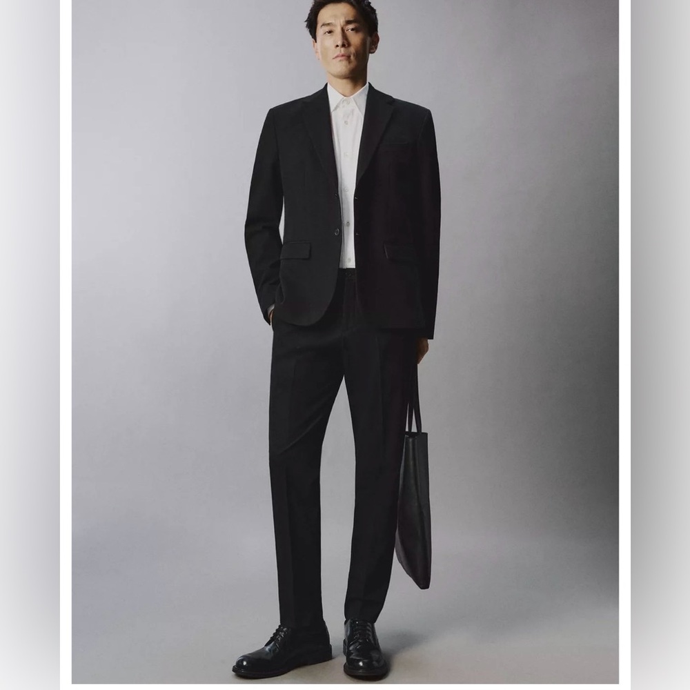 Zara Elegant Black Suit for Men